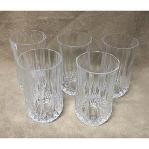 Echt Bleikristall German Crystal Glasses (5) Elegant Design 5.25 Tall Read